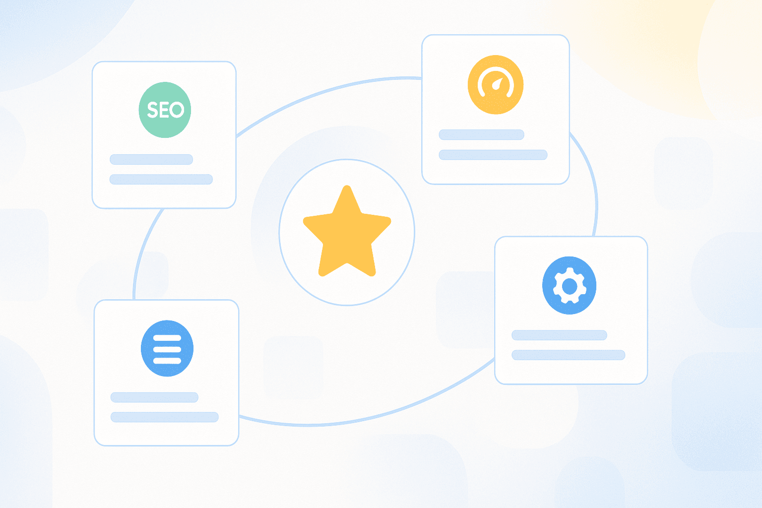 Comparison grid of logos and feature icons from popular review widget tools